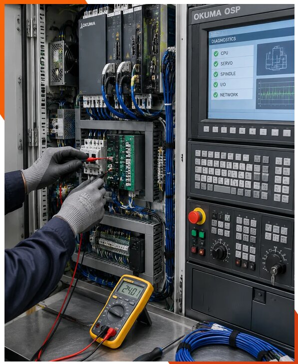 Ремонт систем ЧПУ Okuma OSP в Устях-Джегуте